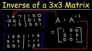 Inverse of a 3x3 Matrix [upl. by Ainalem]