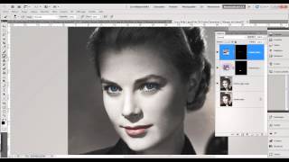 Adobe Photoshop CS4CS5 Colorisation dune photo en noir et blanc [upl. by Peri]