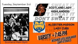 AlcesterHudson Lady Cubs vs Scotland Lady Highlanders VB [upl. by Colton]