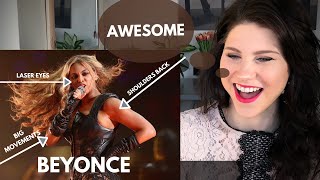 Stage Performance coach reacts to BEYONCE being awesome [upl. by Eylrahc156]