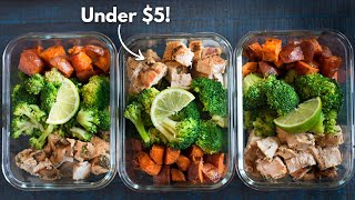 5 Chicken Meal Prep  How To Meal Prep [upl. by Kcim]