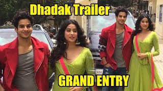 Dhadak Oficial Trailer Launch  धड़क  Janhvi Kapoor Ishaan Khattar GRAND Entry [upl. by Haldi337]