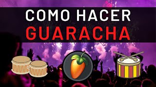 🥁Como HACER GUARACHA TRIBAL ALETEO ZAPATEO  100 FL Studio Tutorial [upl. by Copland]