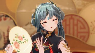 【MMD】千里邀月【YYB式初音ミク】中華風 [upl. by Eenahs]