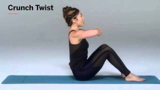 How to Do the Crunch Twist for a Strong Core  Health [upl. by Iphigeniah831]