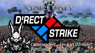 StarCraft II Arcade Direct Strike Commanders Match 3v3  When You Get Beat So Bad You Just Leave [upl. by Llerreg611]