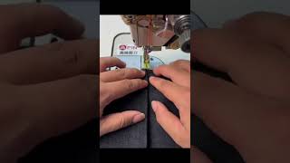 flat felled seam sewing [upl. by Eelarat551]