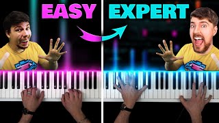 MrBeast Song  EASY to EXPERT but [upl. by Eoin554]