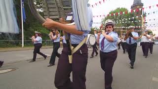 Schützenfest in NeussGrefrath 2018 Aufmarsch [upl. by Mariellen648]