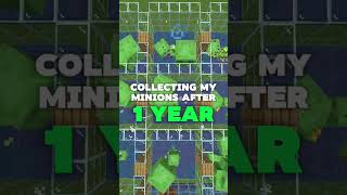 1 Year Minion Collection skyblock hypixelskyblock minecraft hypixel collecting minions [upl. by Hutchins890]