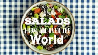 10 Salads from all over the World [upl. by Enelec]