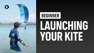 BEGINNER  Launching your kite  Duotone Academy [upl. by Eladal]