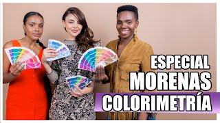 LOS COLORES QUE LES BENEFICIAN A LAS MORENAS  COLORIMETRIA ✅ Dani Mateluna Asesora de Imagen [upl. by Berlinda]