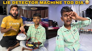 Lie Detector Machine Tod Dia Zeeshan Ne 😳 Zeeshan Rone laga 😭 [upl. by Roy]