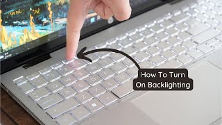 How To Turn On Your Laptop Keyboard Backlight Easy Tutorial [upl. by Scheers]