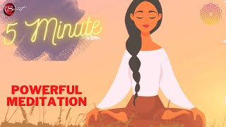 5 Minute Powerful Meditation You Can Do Anywhere [upl. by Rosen]