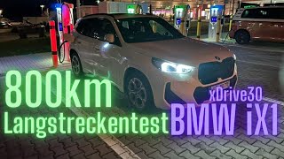 BMW iX1 Langstreckentest über 800km  Reicht die Leistung [upl. by Rehpretsirhc]