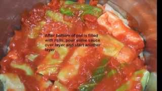 STUFFED CABBAGE ROLLS  Balandėliai Golabki HD 1080 [upl. by Gittle]