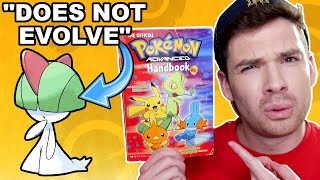 Official Pokemon Handbooks That Are WRONG [upl. by Assilim324]