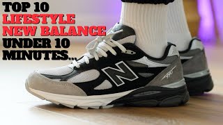 TOP 10 LIFESTYLE SNEAKER MODELS FROM NEW BALANCE Back to School [upl. by Spancake]