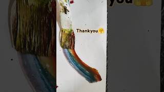 I Tried the Rainbow art trendrainbowart paintingforbegginers [upl. by Jeralee]