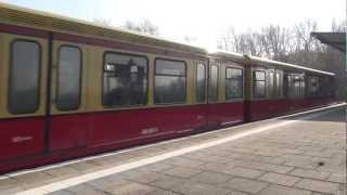 SBahn Berlin Züge der BR480 in Plänterwald HD [upl. by Netsrak]