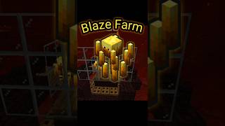 Blaze Farm Minecraft bedrock 12150 minecraft [upl. by Yrneh824]