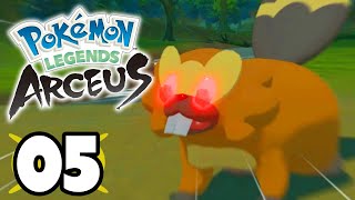 Pokemon Legends Arceus Part 5 ALPHA BATTLES Gameplay Walkthrough LegendsArceus [upl. by Mcclenon]