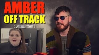 AMBERLYNN REID REACTION  Amber off track [upl. by Enirual]