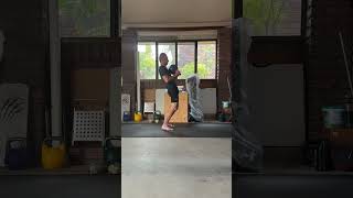 66yrs 20kg kettlebell sissy squat [upl. by Artimid141]