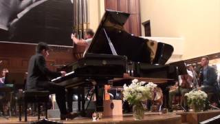 Rachmaninoff Piano Concerto no 2 2nd movement  rehearsing with Alexander Sladkovsky [upl. by Glennis]