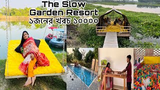 The Slow Garden Resort ১জনের খরচ ১০০০০ 😳BangladeshibloggerMim [upl. by Asereht]