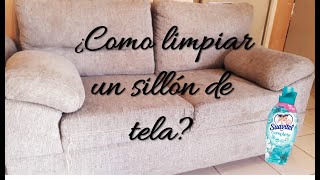 COMO LIMPIAR UN SILLON DE TELAFACIL Y RAPIDO [upl. by Harrietta587]