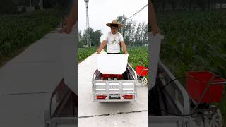 Small electric fertilizer spreader Sannong Farm tools I will use this one to spreadmotivation [upl. by Akemej]