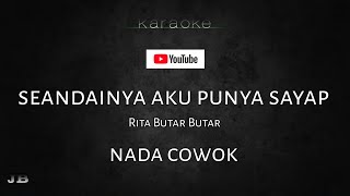 Seandainya aku punya sayap karaoke nada cowok by Rita Butar Butar  jaribesi [upl. by Eivets]