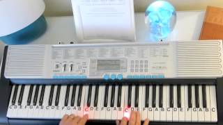 How to Play  Westminster Chimes  key of C  LetterNotePlayer © [upl. by Ettelracs408]