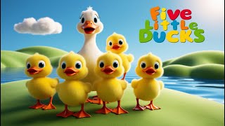 Five Little Ducks Song  BluLoo Nursery Rhymes amp Kids Songs [upl. by Jeanna762]