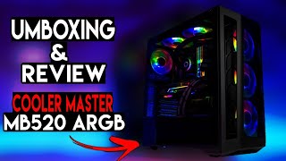 UNBOXING GABINETE COOLER MASTER  MASTERBOX 520MB ARGB   MONTANDO SETUP GAMER DO ZERO 1 [upl. by Buehrer514]