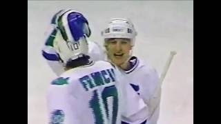 Hartford Whalers Sylvain Cote 1st NHL Goal [upl. by Manvil975]