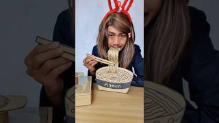 FIX A BROKEN CELLPHONE WITH CARDBOARD RAMEN！asmr [upl. by Assyli]