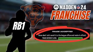 We Traded for an ELECTRIC Running Back  Madden 24 Bears Franchise Ep 3 [upl. by Geesey]