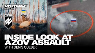 Azov Assault An inside look at legendary division’s assaults with Quebec [upl. by Ariayek293]