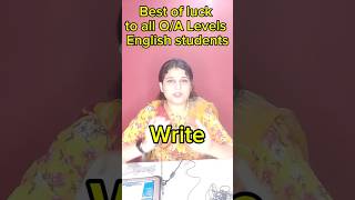 OA Levels English students read write english techniques learn yt [upl. by Furgeson]