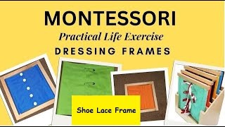 Montessori EPL Dressing Frame Shoe Lace Frame [upl. by Ecerehs]