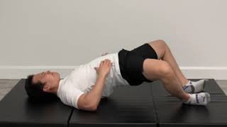 Frog Bridges  Glute Strengthening Exercise [upl. by Annai]