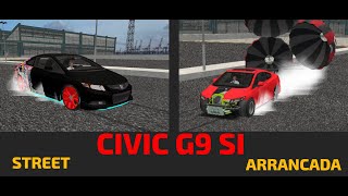 CIVIC SI STREET E ARRANCADA  PROTON BUS PBS [upl. by Sneve891]