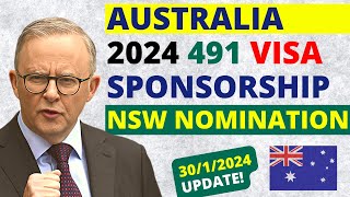 Australia 491 Visa Sponsorship for NSW in 2024  Australia 491 Visa Update [upl. by Rodd]