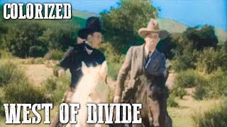 West of the Divide  COLORIZED  John Wayne Movie  Western Film  Cowboys [upl. by Scrope652]