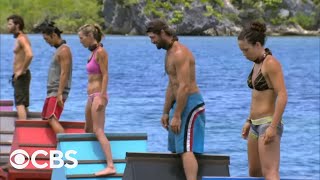 Survivor Cagayan  Immunity Challenge Bermuda Triangles [upl. by Thistle53]