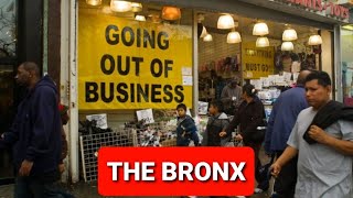 RECESSION  GOING OUT BUSINESS NYC SOUTH BRONX DAILY TOUR [upl. by Lu]